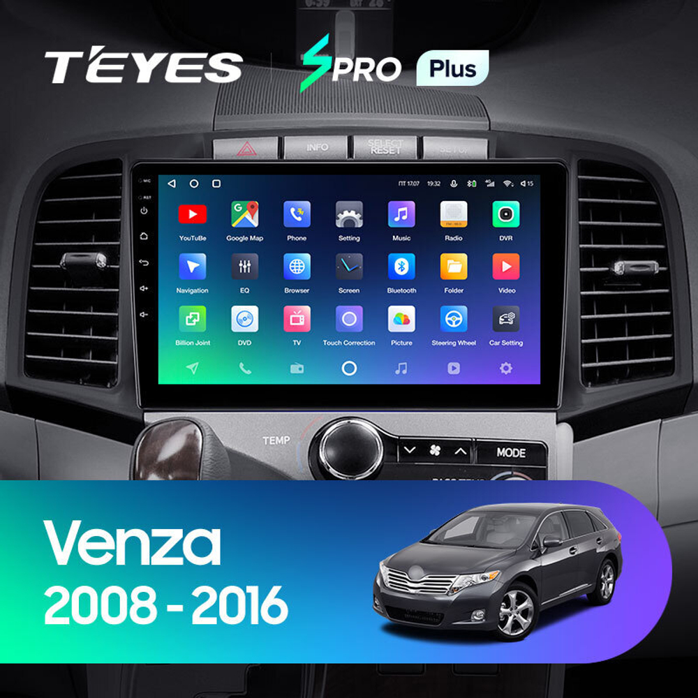 Teyes SPRO Plus 9" для Toyota Venza 2008-2016