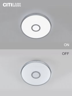 Citilux Старлайт Смарт CL703A30G Умная люстра Хром