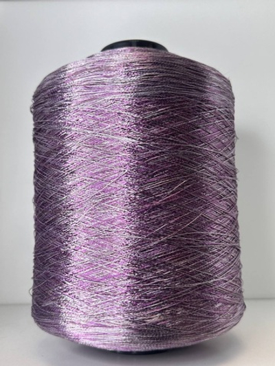 MULTICOLOR - Fratelli Franchi; 100% вискоза; 1000м/100гр; col. 8258, цвет: серебро, фиолетовый "лавандовые сны"; S715; MP