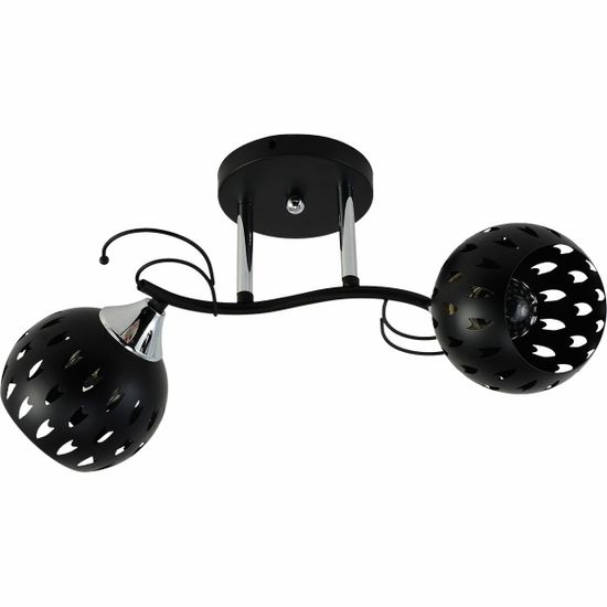 Люстра потолочная Reluce E27 01314-0.3-02 BK+CR