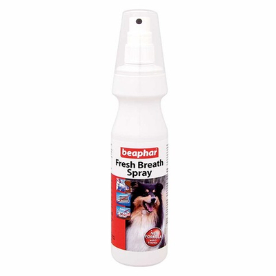 Beaphar Fresh Breath Spray 150 мл - спрей для чистки зубов и освежения дыхания у собак 13222