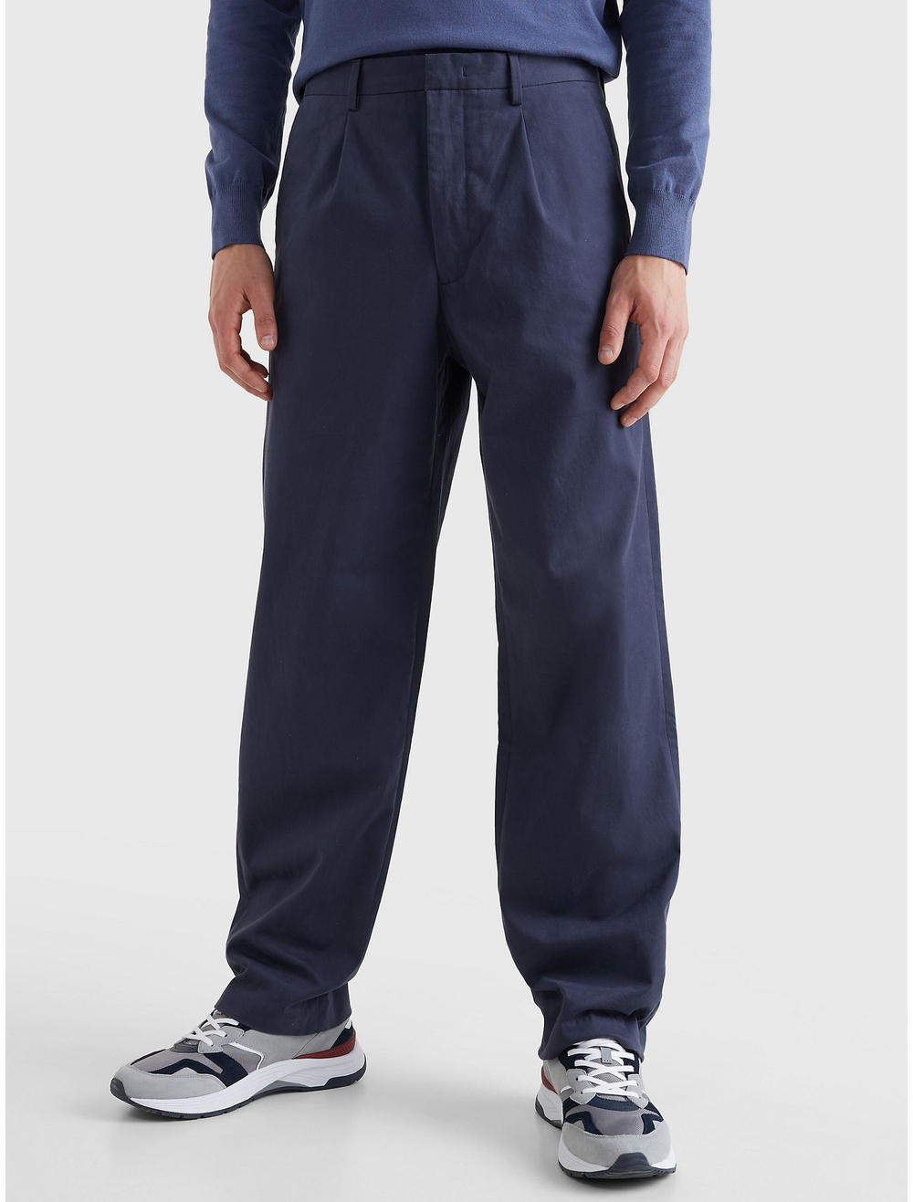 Брюки Tommy Hilfiger TH Monogram Relaxed Fit Logo Desert Sky