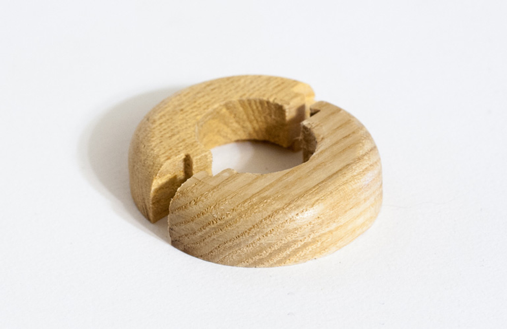 Розетта для труб деревянная 20мм "Grace" Дуб