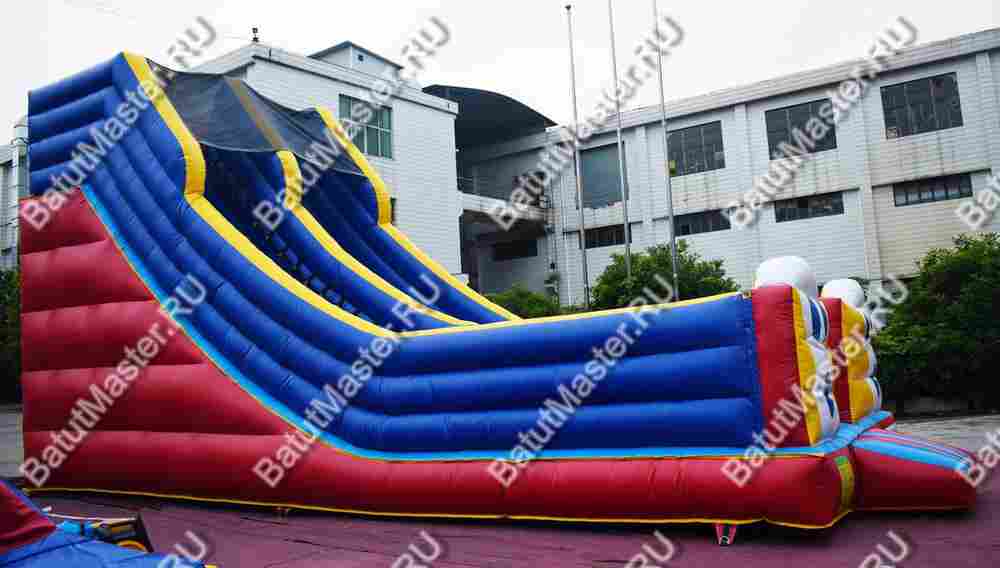 Детский надувной батут-горка "Зайка" 9*4*5.5 м