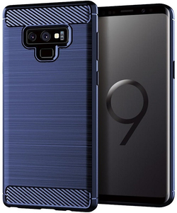 Чехол для Samsung Galaxy Note 9 цвет Blue (синий), серия Carbon от Caseport