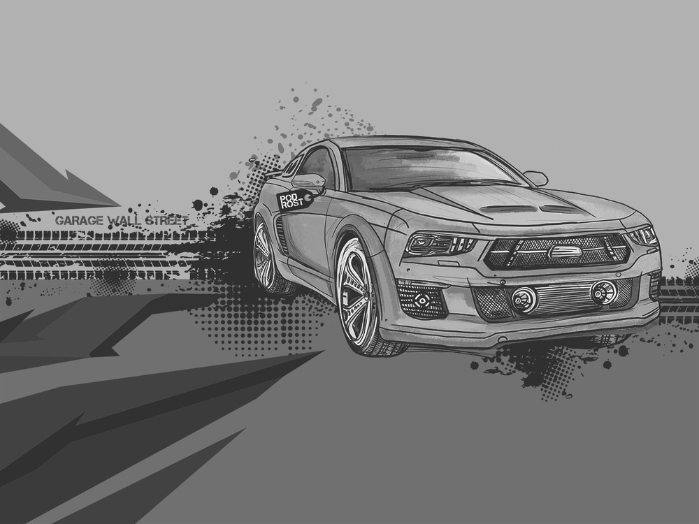 Дизайнерские обои Wall Street Podrost