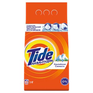 Порошок аква пудра Tide автомат альпийская свежесть 3 кг/упак