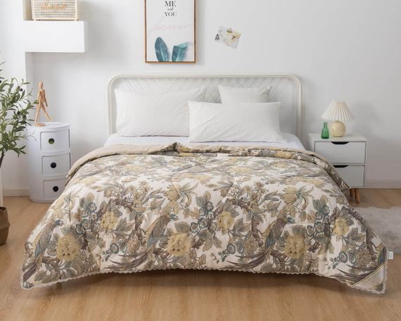 Одеяло Рената микроволокно в сатине всесезонное