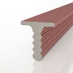 Теневой профиль разделительный анодированный медный, 3000x7x7,5 мм