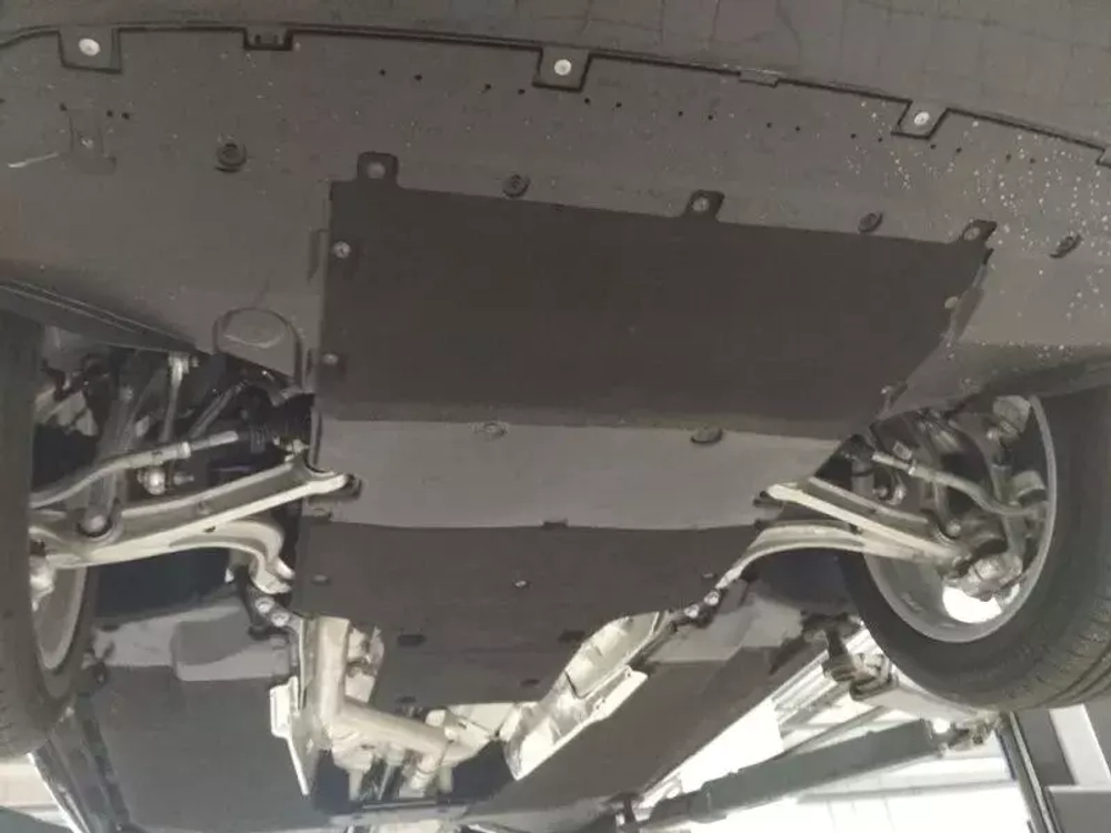 Защита картера двигателя, КПП (4 мм, алюминий) для Audi Q5 2020-2024 (V = 3.0d AT AWD) Sheriff.02.4707