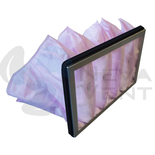 Фильтр  карманный  FK-SYS027 (аналог   Systemair BF VX 400 EV/B  126x396x315/2-25 G3)