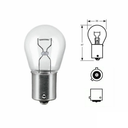MITSUMORO Лампа 12V P21W BAU15S смещенный цоколь (1шт)