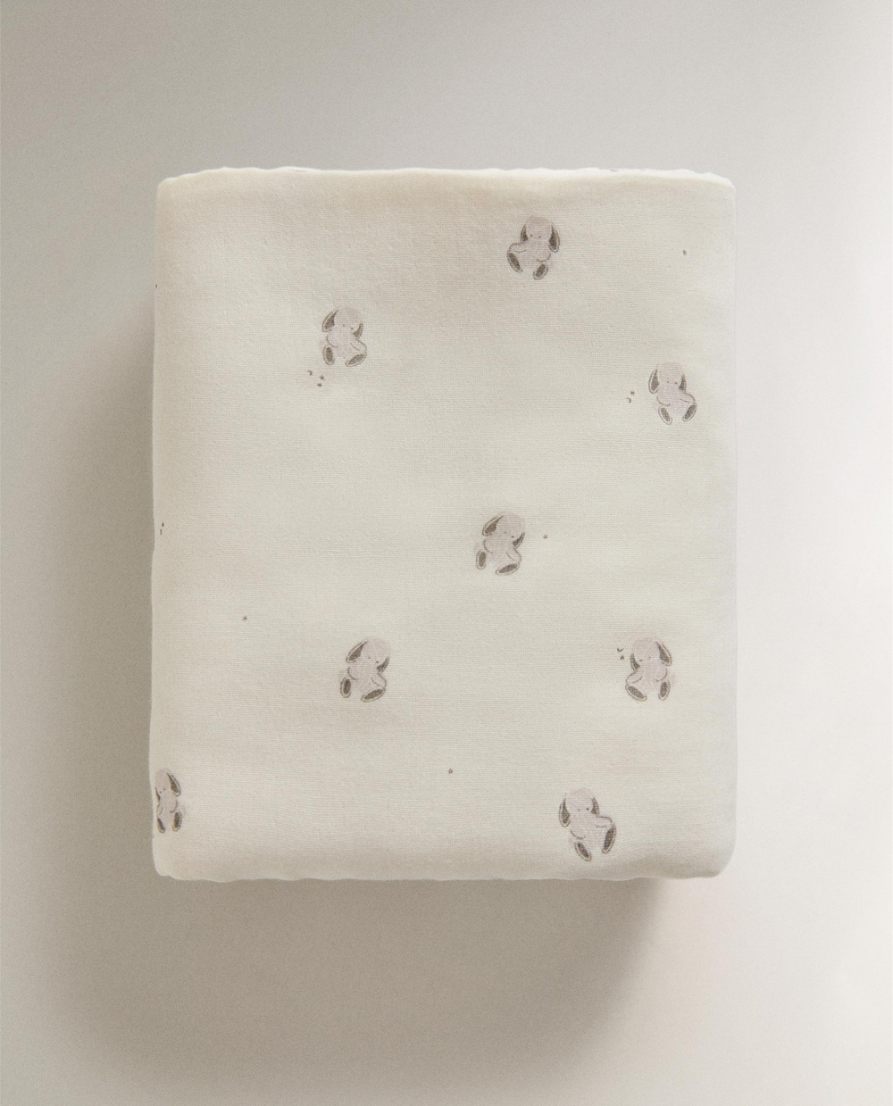 Zara Home Полотенце для лица и рук из хлопка, кремовый, 90x50 см
