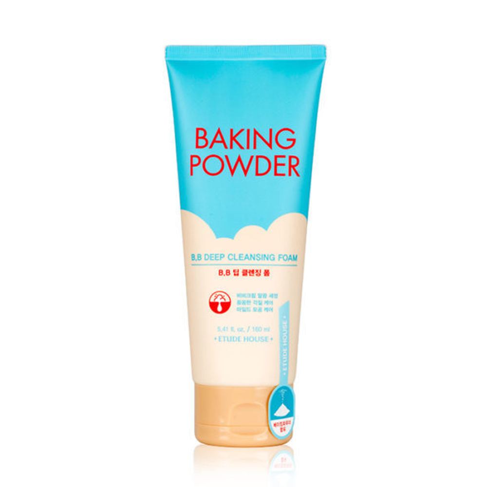 Etude House Baking Powder BB Deep Cleansing Foam пенка с содой для удаления ББ-крема