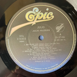 Винтажная виниловая пластинка LP Julio Iglesias, Julio (Япония 1983) (Оби) La Paloma