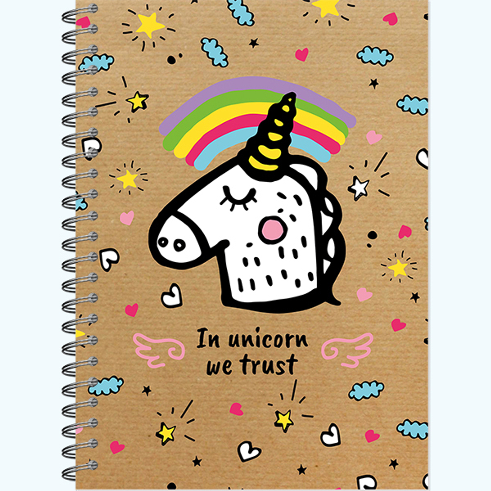 Блокнот-скетчбук SKETCHBOOK А5 с жесткой обложкой 60л. "Funny Doodle"