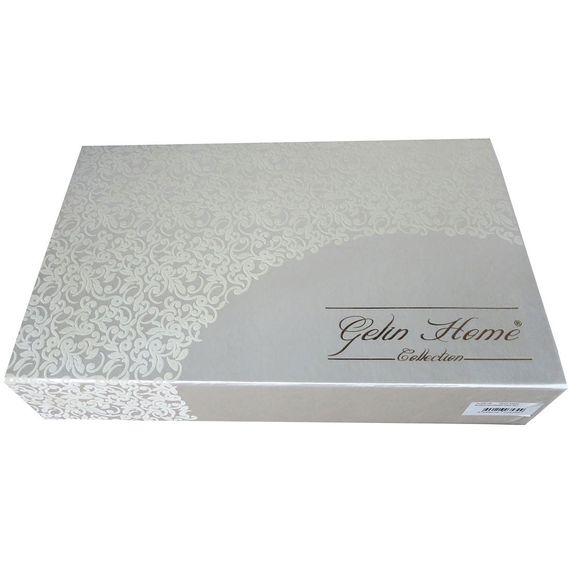 Набор КПБ с покрывалом +полотенце Charlotte   пудра Gelin Home  евро