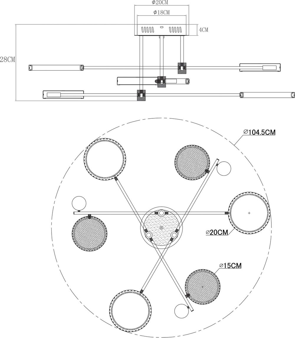 Потолочная люстра Arte Lamp