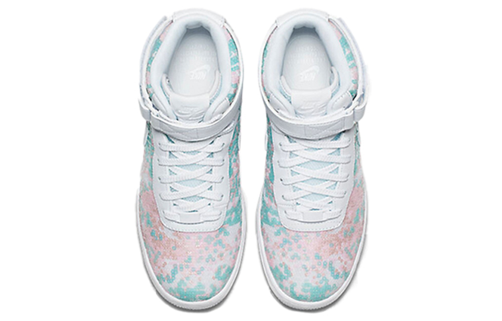 Nike Air Force 1 Upstep Lx Sequin Fabric Hyper Sneakers