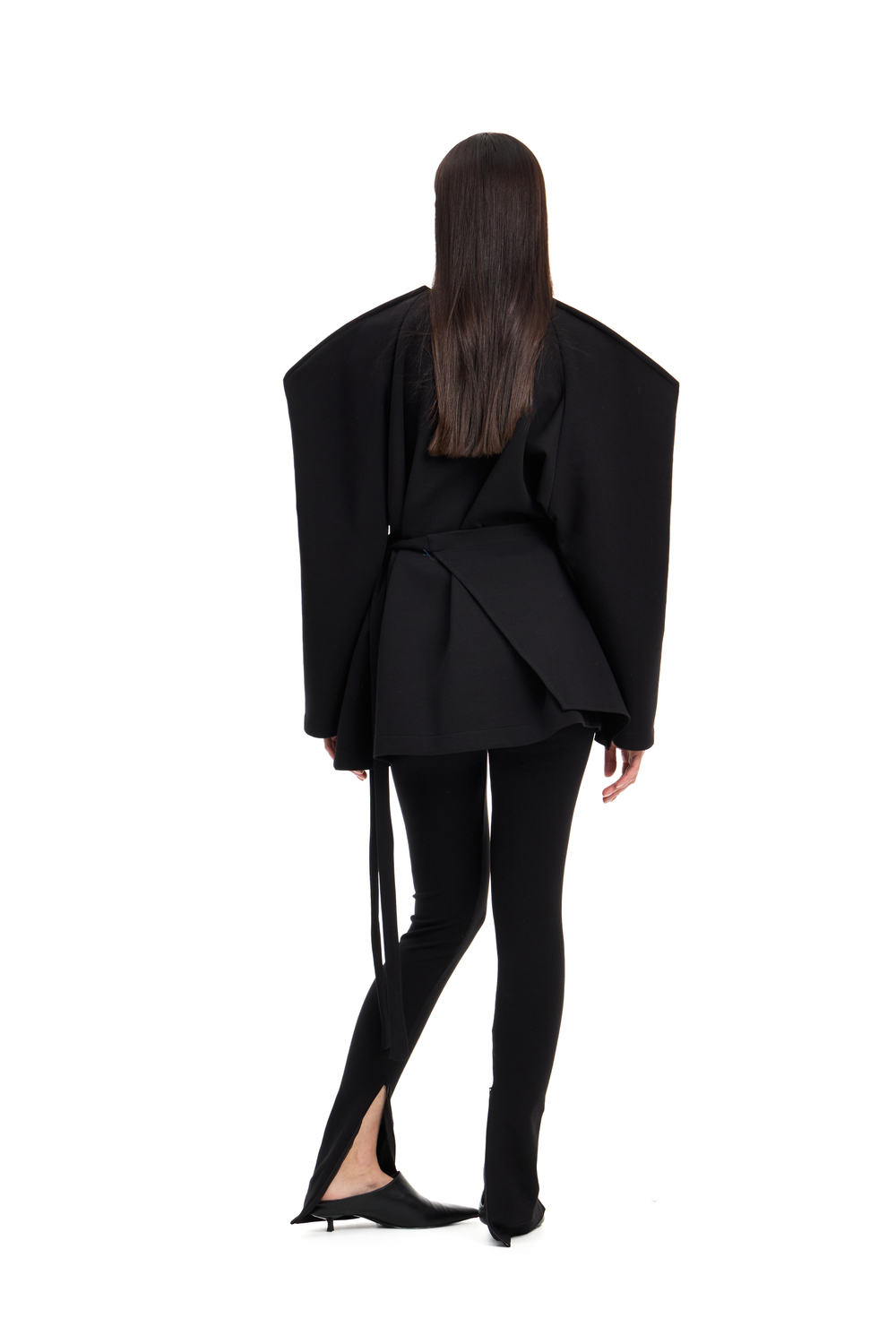 Свитшот с баской BAD GIRL Black