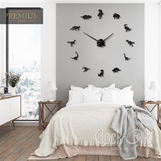 Настенные 3D часы Dino