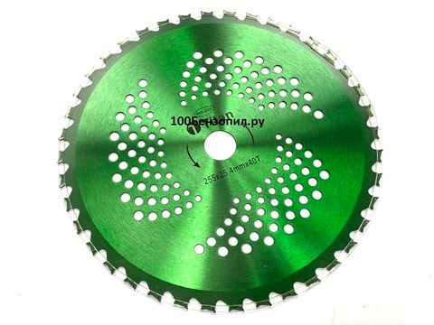 Фреза для триммера с твердосплавными напайками 255х25.4мм 40 зубов Профи