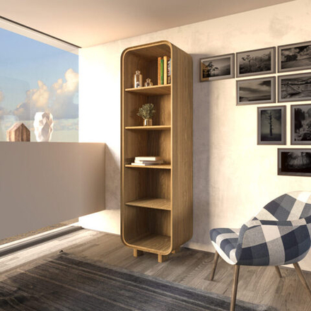 Стеллаж из массива дуба Deo-1