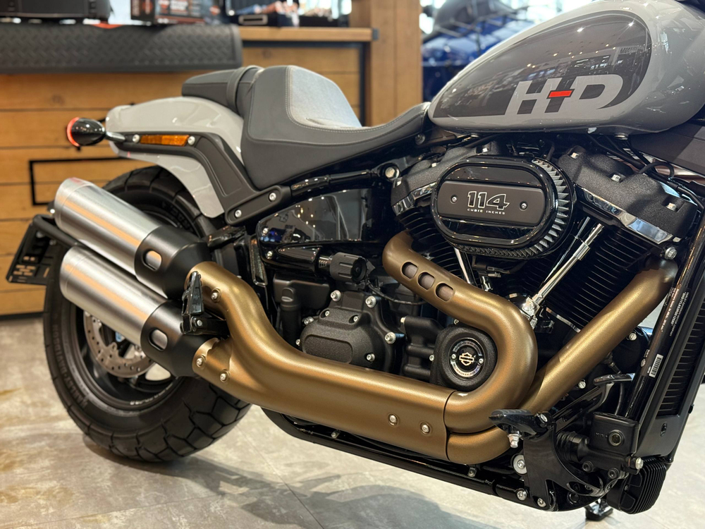 Harley-Davidson Fat Bob 114 Billiard Grey 2024
