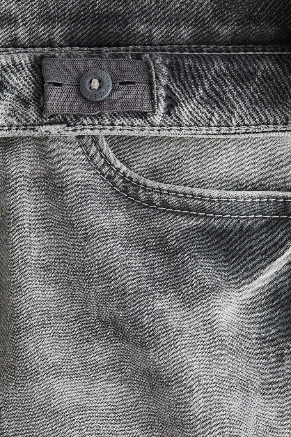 H&M Джинсы свободного кроя с зауженным кроем, светло-серый