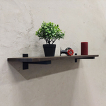 Настенные полки из натурального дерева в стиле Лофт