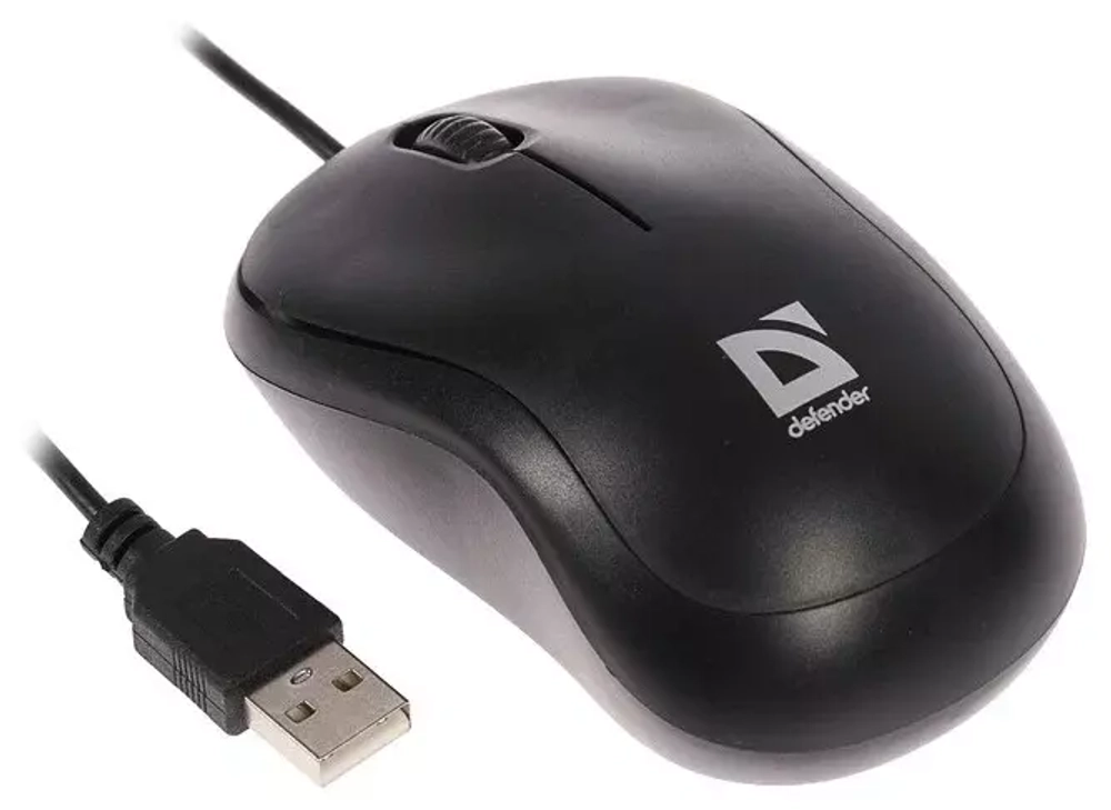 Мышь проводная DEFENDER Patch MS-759 USB чёрная