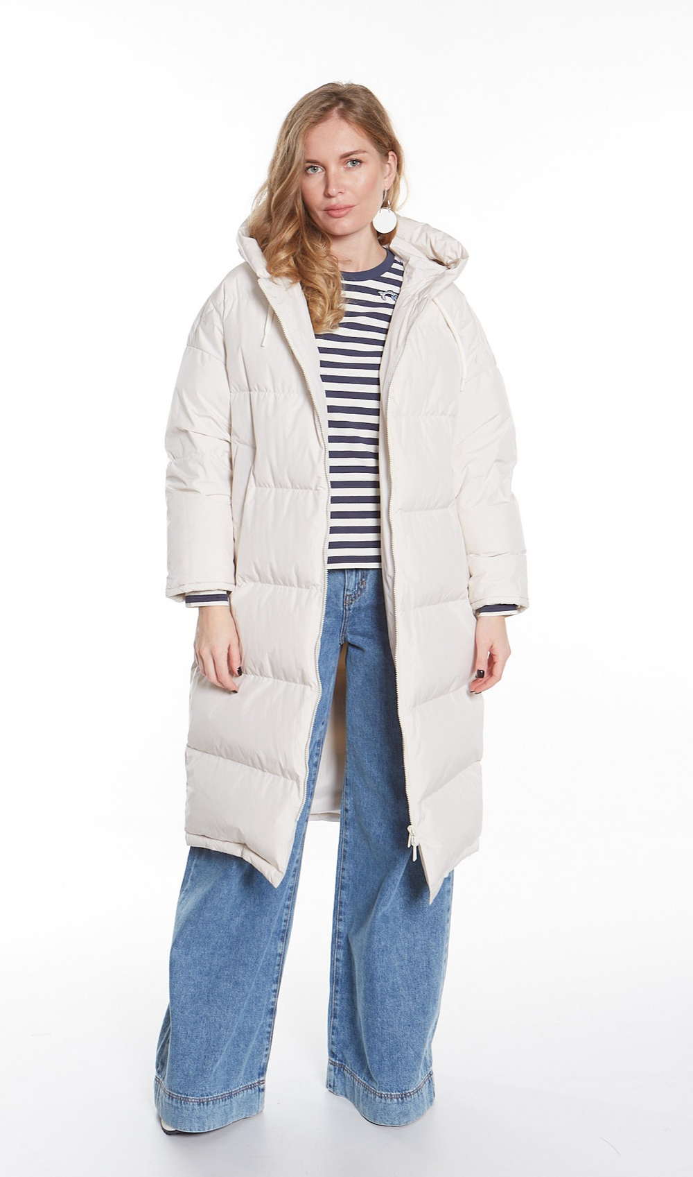 ДЛИННЫЙ ДВУСТОРОННИЙ ПУХОВИК