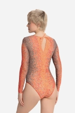 Купальник с рукавами "Крокодил Оранжевый"