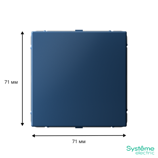 Заглушка ArtGallery с суппортом для многопост. рамок аквамарин SE GAL001109