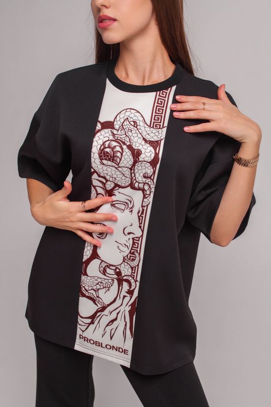 ФУТБОЛКА NUMERO 1 print Medusa