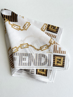 Платок белый Fendi