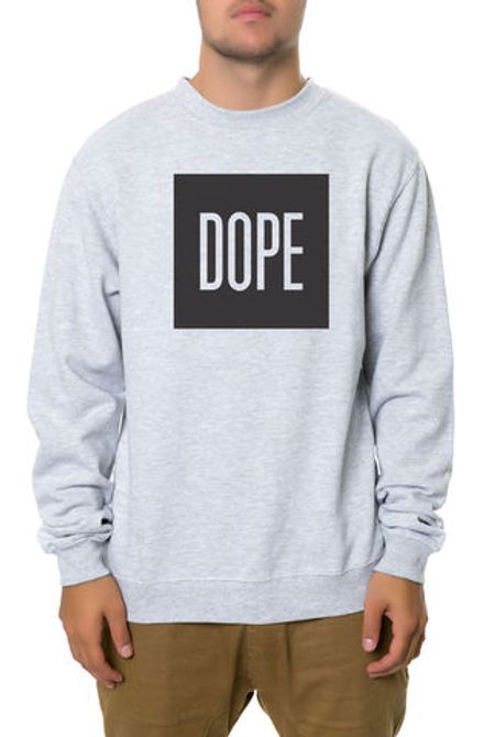 Свитшот DOPE Box серый