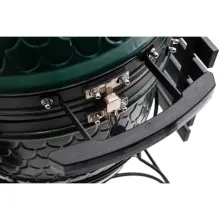 Керамический угольный гриль DinoEgg Classic Green, 46 см, с ножками и столиками