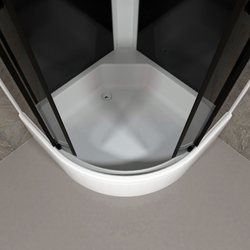 Душевая кабина Triton Грэй В 90x90 (черный)