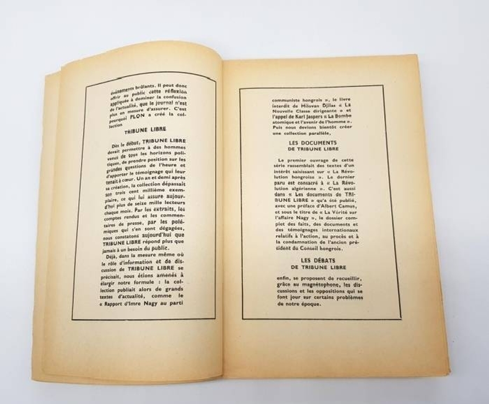 "L'Armee D'Algerie et la pacification (Алжирская армия и умиротворение)". Michel Deon