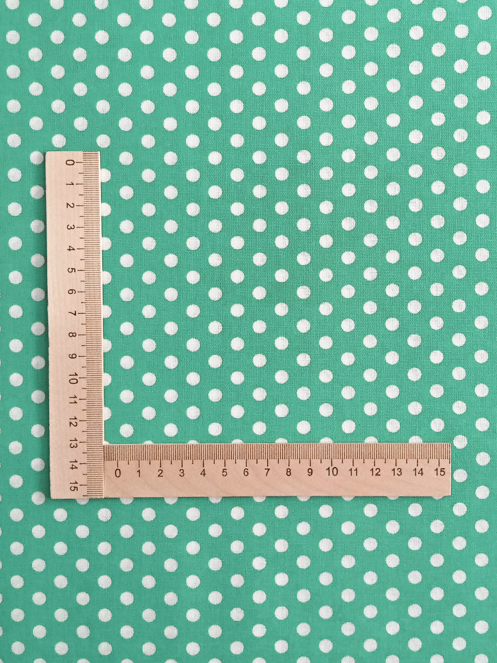 Ткань бязь плательная, рис. " Горох 6 мм", ширина 150 см, арт. 048