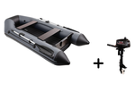 Аква 2800 НДНД графит-чёрная + PARSUN T 3.6 BMS (комплект лодка + мотор)