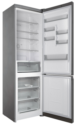 Двухкамерный холодильник Hotpoint HT 6200 MX нержавеющая сталь