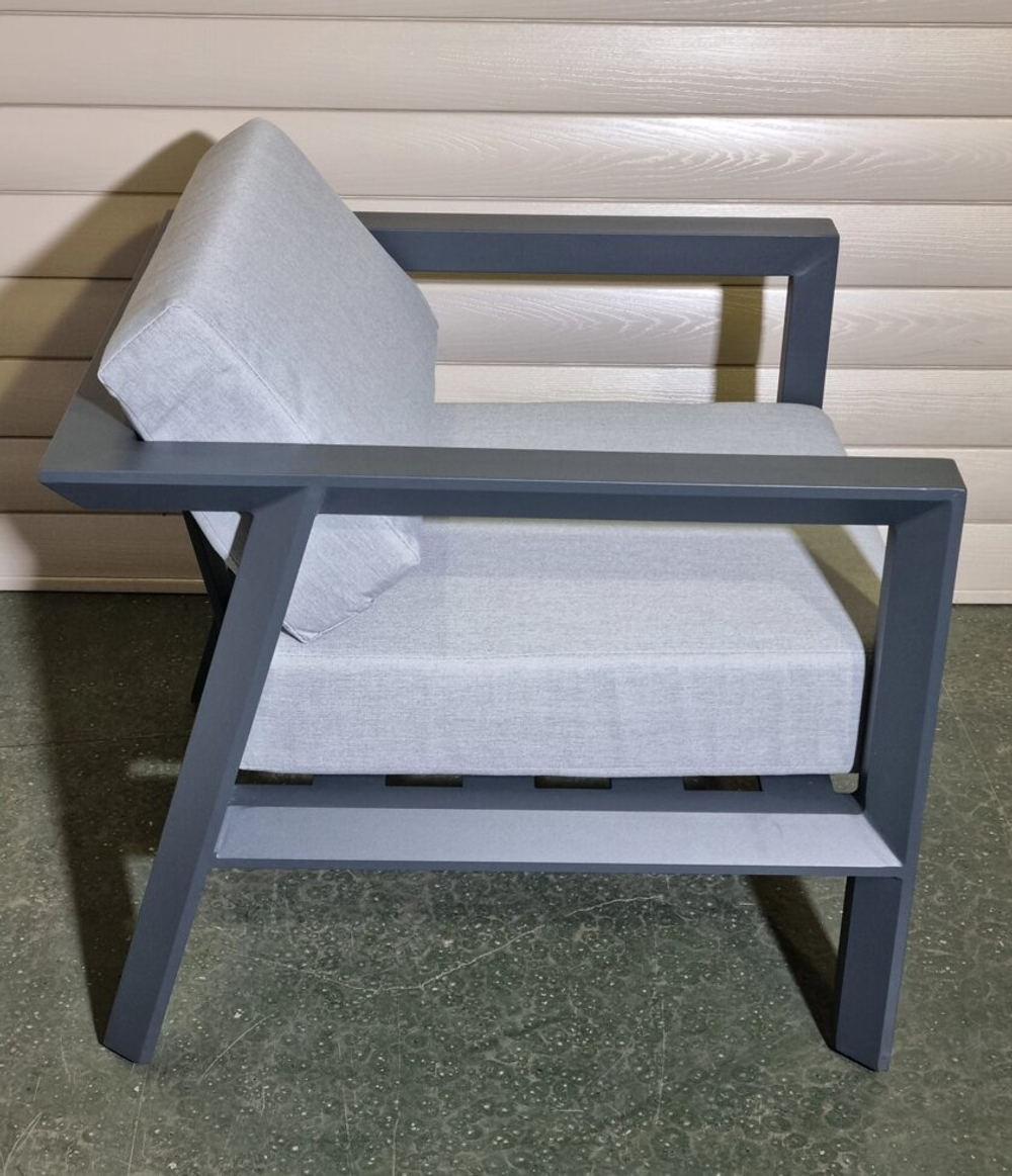 Кресло из алюминия Graphite, графит