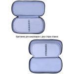 Пенал мягкий 1 отделение, 1 карман, 220*95*50 Berlingo "Neon fuse", полиэстер, откидная планка