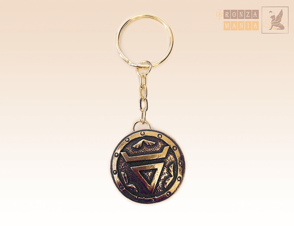 брелок Щит Символ Велеса (Славянский оберег)