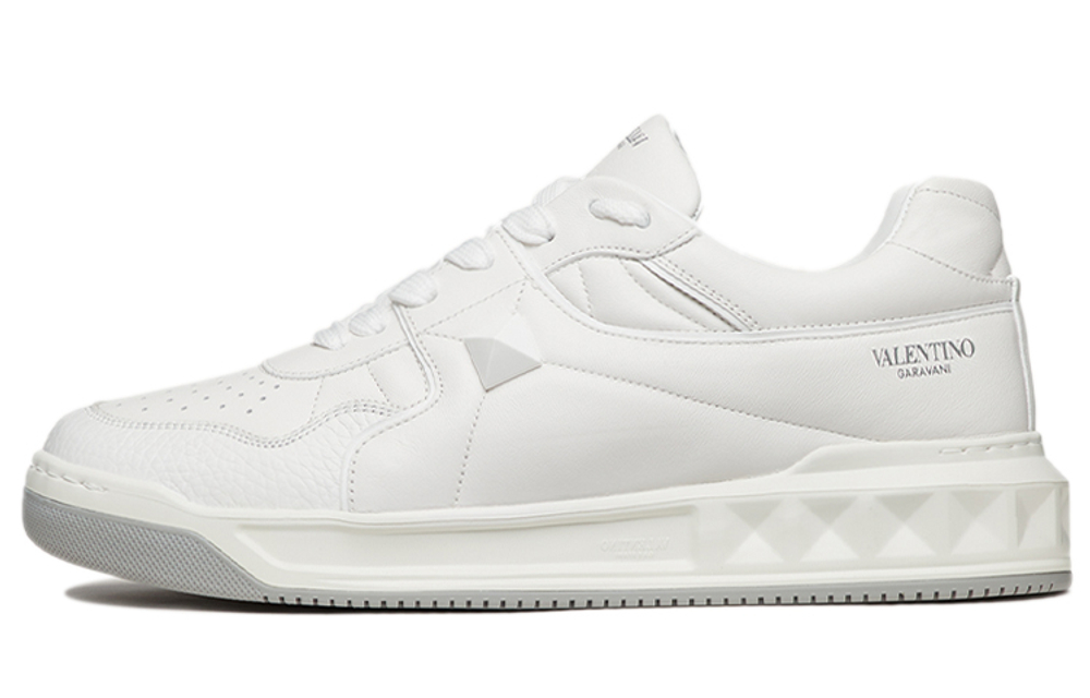Valentino One Stud Low "White Grey" 2021