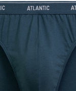 Мужские трусы слипы спорт Atlantic, набор 2 шт., хлопок, сине-зелёные + зелёные, 2RMP-001