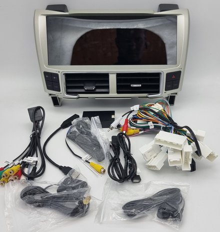 Магнитола Lexus RX 2003-2009, Toyota Harrier XU30 2003-2013 (цветной экран) - Carmedia KP-L1212 монитор 12.3" на Android 10, 4ГБ+64ГБ, 4G SIM-слот