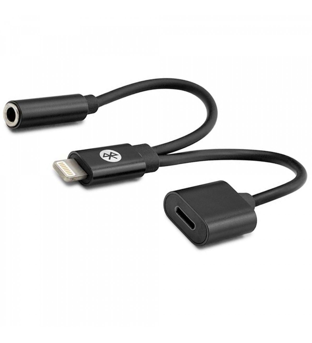 Переходник Lightning 8PIN x Audio/Charging/AUX RoHS MY026